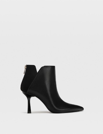 Botine Stradivarius, negru