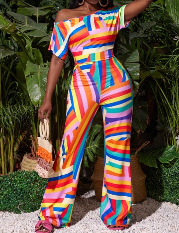 Salopeta SHEIN, mix culori