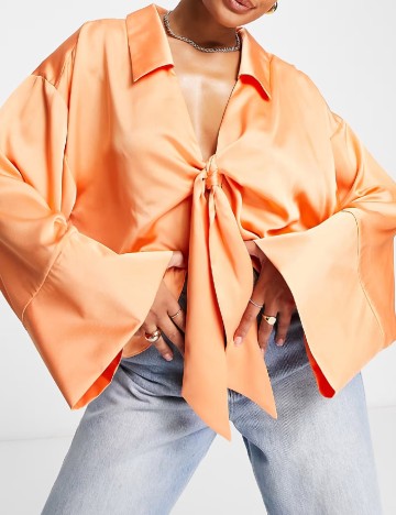Camasa ASOS, portocaliu
