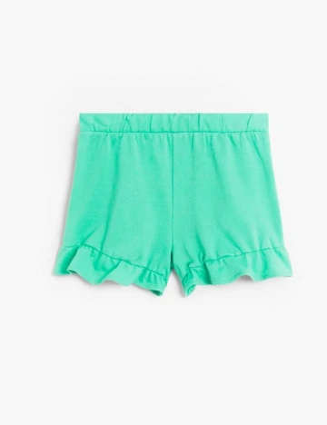 Pantaloni Scurti Mango Kids, verde, 11-12 ANI Verde