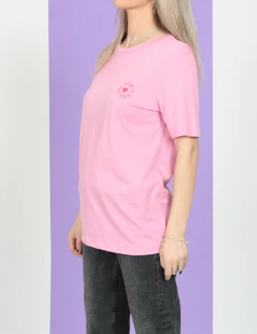 Tricou Vila, roz Roz