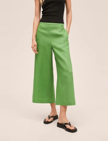 Pantaloni Mango, verde Verde