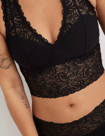 Bustiera Aerie, negru Negru