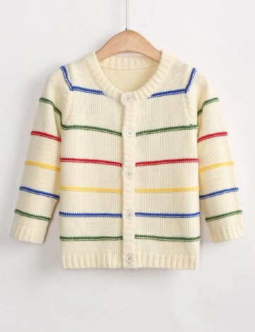 
						Cardigan Shein Kids, crem