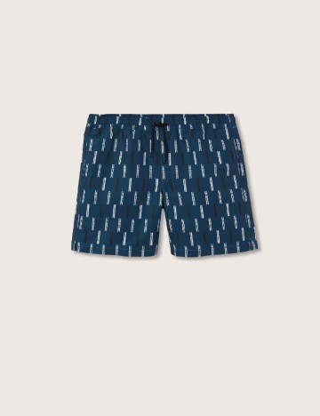 Short de baie Mango, bleumarin