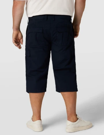 Pantaloni scurti s.Oliver Plus Size Men, bleumarin inchis Albastru