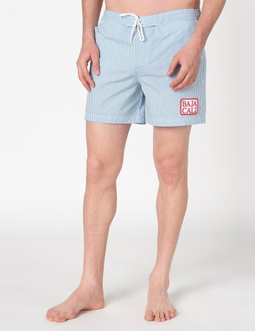 
						Short de baie Guess, bleu