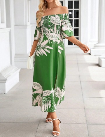 Rochie medie SHEIN, verde