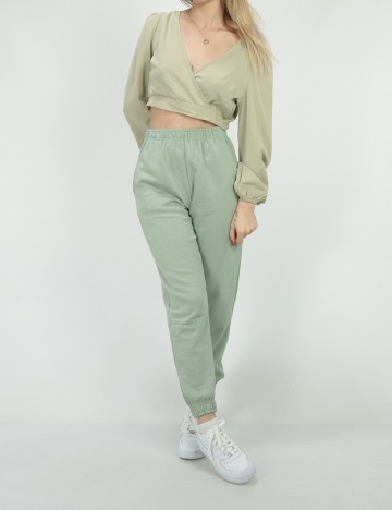 Top SHEIN, verde, S