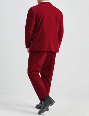 Costum SHEIN Plus Size Men, rosu