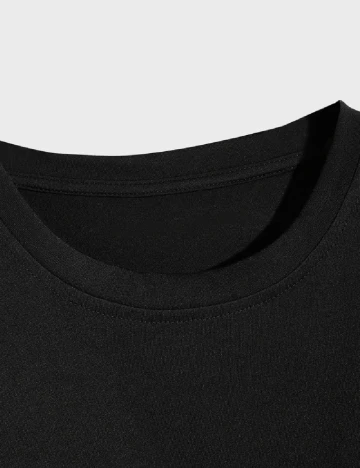 Tricou Romwe, negru Negru