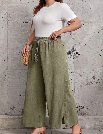 
						Pantaloni Emery Rose Curve, verde