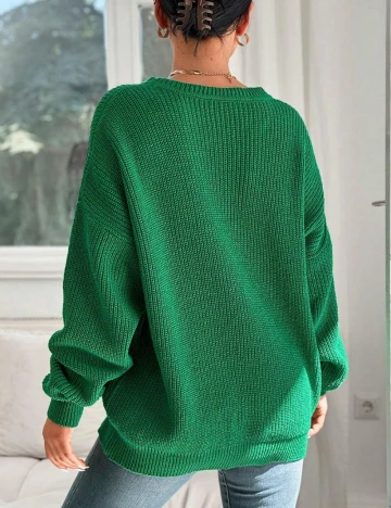 Pulover SHEIN, verde Verde