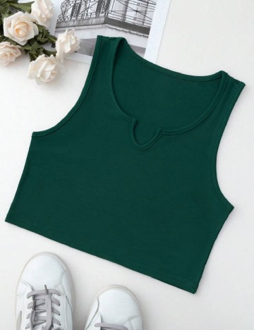 Top SHEIN, verde