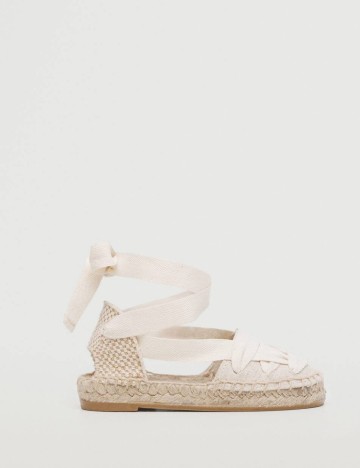 
						Espadrile Mango Kids, crem