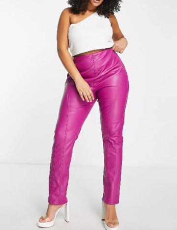 Pantaloni ASOS, roz