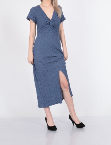 Rochie medie Object, bleumarin