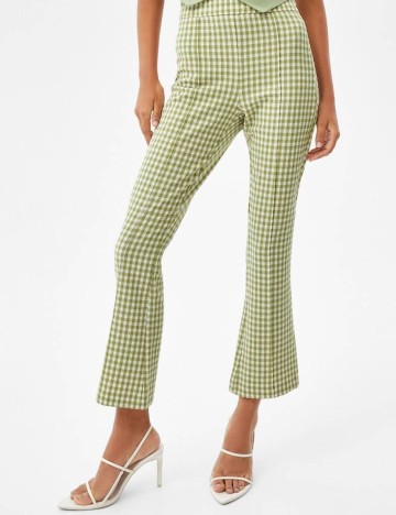 Pantaloni Bershka, verde, 36