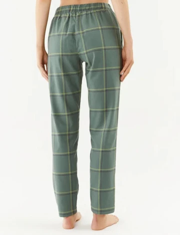 Pantaloni de pijama Triumph, verde Verde