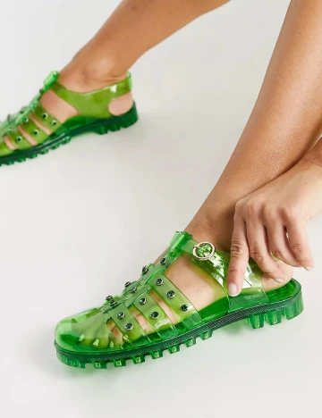 Sandale ASOS, verde Verde