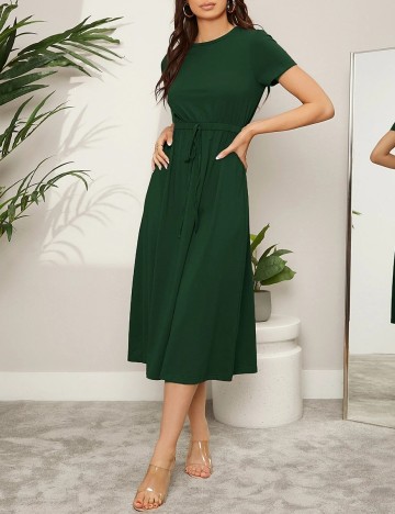 Rochie medie SHEIN, verde