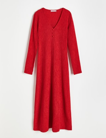 Rochie medie Reserved, rosu