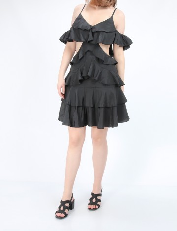 Rochie scurta NA-KD, negru, 32
