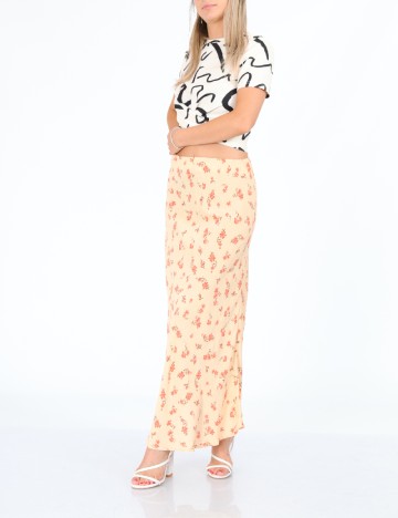 Fusta Reserved, crem, 38