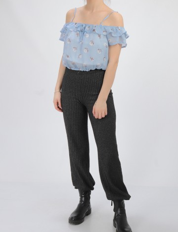 Top CROPP, albastru, M