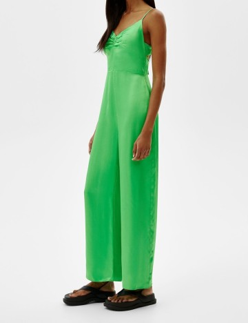 Salopeta Bershka, verde, M