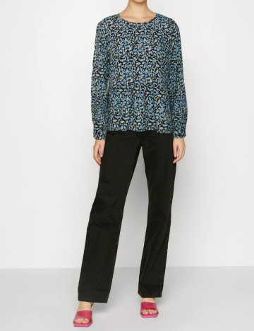 Bluza Pieces, albastru