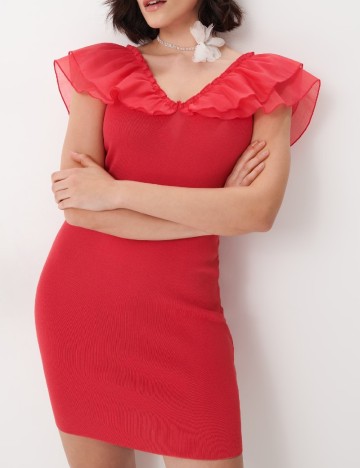 Rochie scurta Mohito, roz