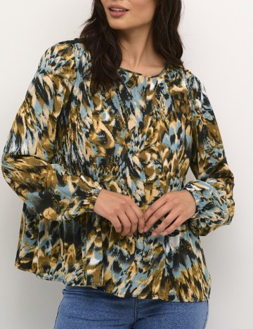 Bluza Kaffe, mix culori