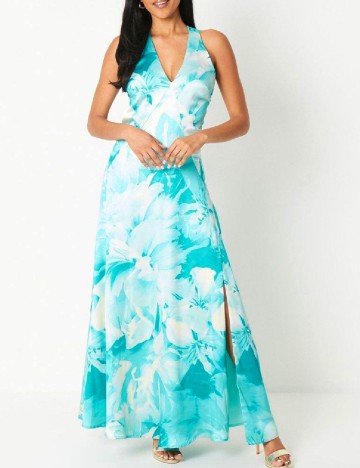 Rochie lunga Coast, turcoaz