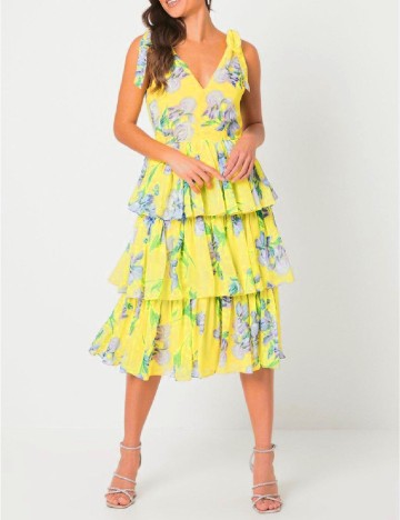 Rochie medie Coast, galben