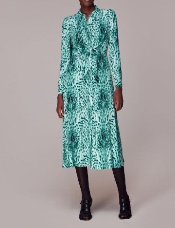 Rochie medie Whistles, turcoaz