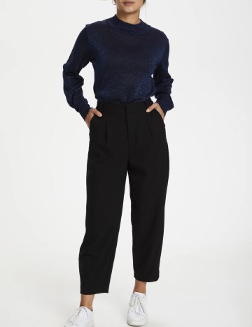 Pantaloni Kaffe, negru