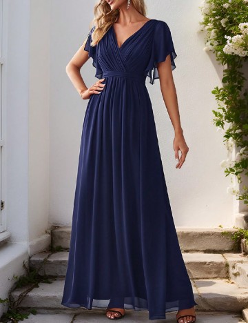 Rochie lunga SHEIN, bleumarin inchis