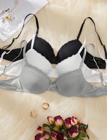 Set sutiene 3 bucati SHEIN, mix culori