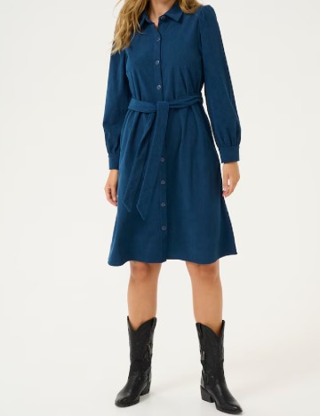 Rochie scurta Cream, albastru