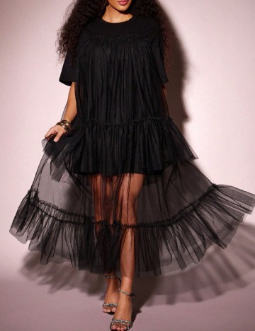 Rochie medie SHEIN, negru