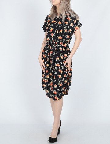 Rochie scurta Pieces, negru