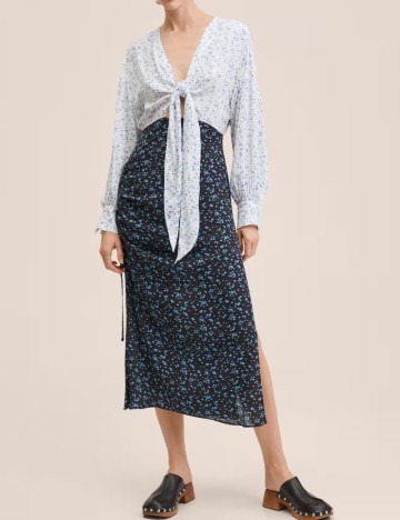 Rochie medie OVERSIZE Mango, floral