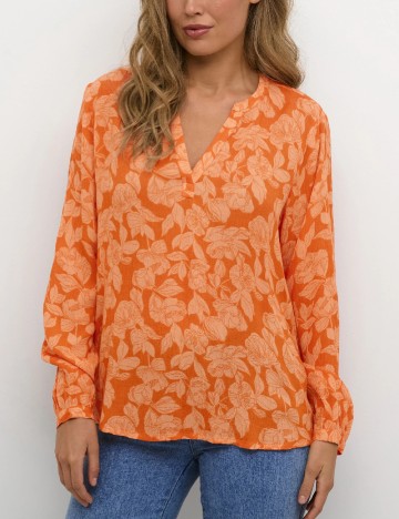 Bluza Kaffe, portocaliu