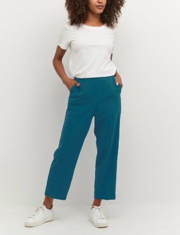 Pantaloni Kaffe, albastru