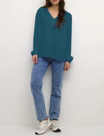 Bluza Kaffe, turcoaz