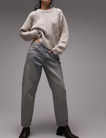 Pulover Top Shop, crem