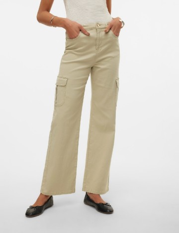 Pantaloni Vero Moda, bej