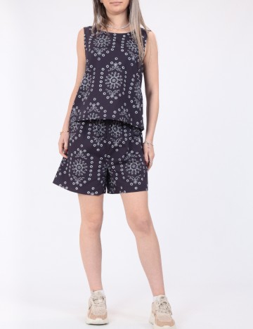 Pantaloni scurti Jacqueline de Yong, mov