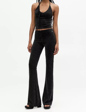 Pantaloni Pull&Bear, negru